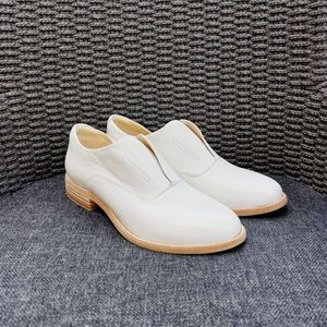Clarks white artisan leather women shoes